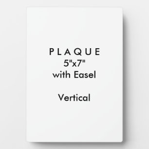 Photo Faites-le vous-même - Plaque 5x7 avec Easel