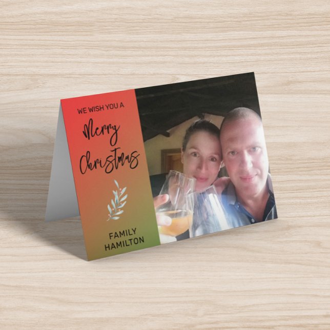 Photo Famille Noël Carte pliée (Créateur téléchargé)