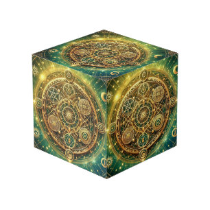 Photo Flux de richesse de prospérité Sigil Cube