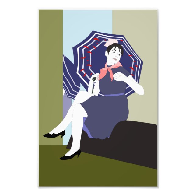 Photo Girl with Umbrella (Devant)
