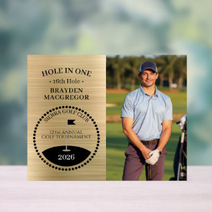 Photo Golfeur Hole In One Or Gold