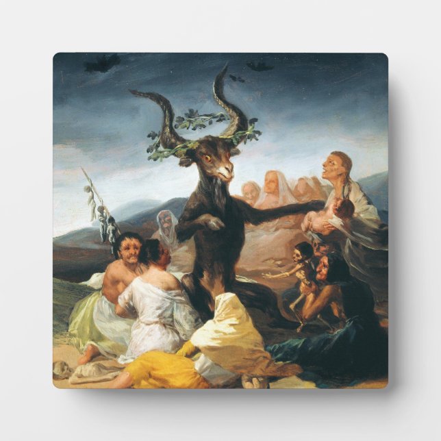 Photo Goya sorcières Sabbath Plaque (Devant)
