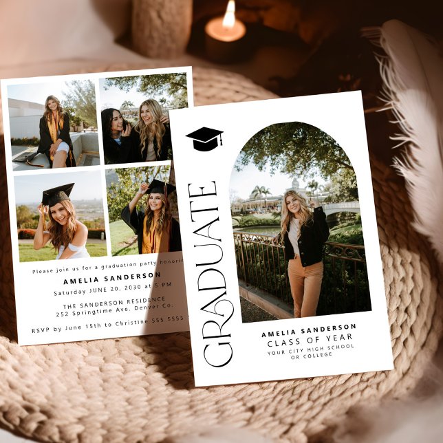 Photo graduation announcement and party invitation (Créateur téléchargé)