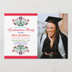 Photo Graduation Invitation fête Fiesta Mexicaine