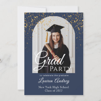 Photo Graduation Party Invitation