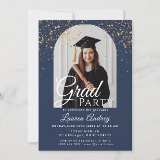 Photo Graduation Party Invitation