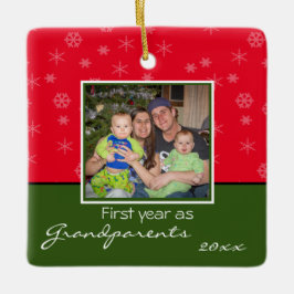 Photo Grand-parents Ornement de Noël