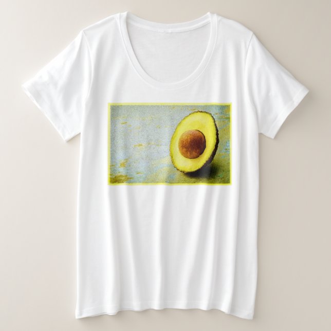 Photo "Half Avocado" Cute. Commandez dès maintenan (Design devant)