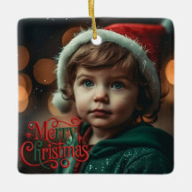 Photo Holiday Elegant Soft Merry Christmas Party