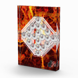 Photo Illustration couleur Rock Hard en bloc acrylique