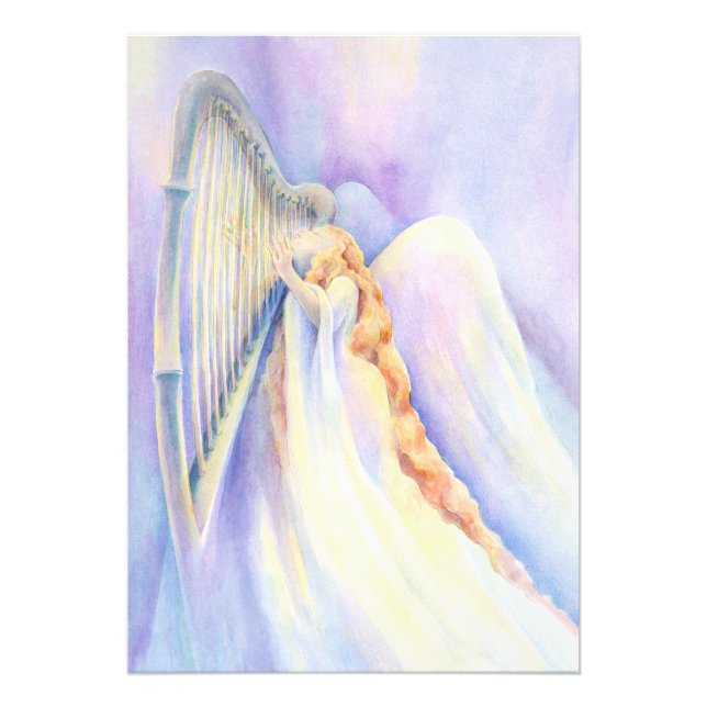 Photo Impression Angel et Harpe (Devant)
