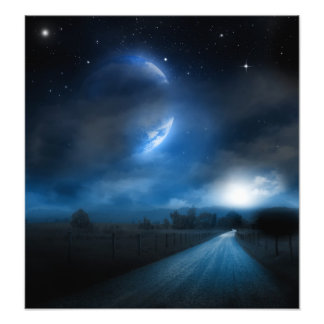 Photo Impression au clair de lune