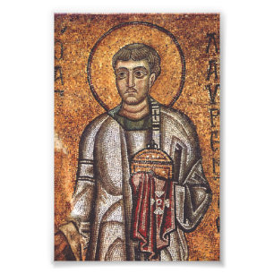 Photo Impression d'art mosaïque orthodoxe Saint Laurent