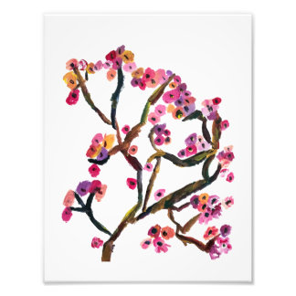 Photo Impression de fleurs de cerisier japonaises