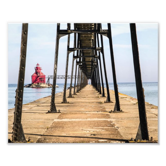 Photo Impression de la tête de pont du phare de Sturgeon (Devant)
