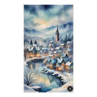 Photo Impression de ville hivernale
