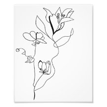 Impression florale simple