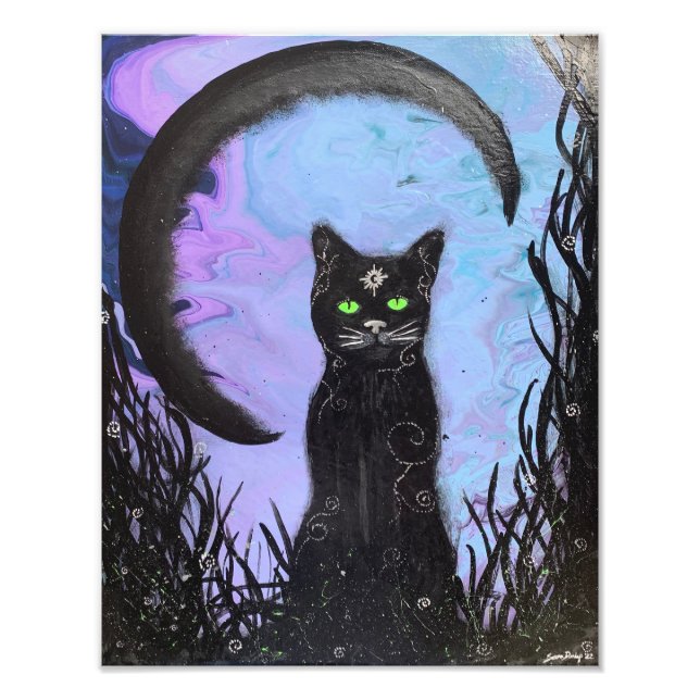 Photo Impression magique noire (Devant)