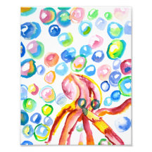 Impression Octopus joueuse