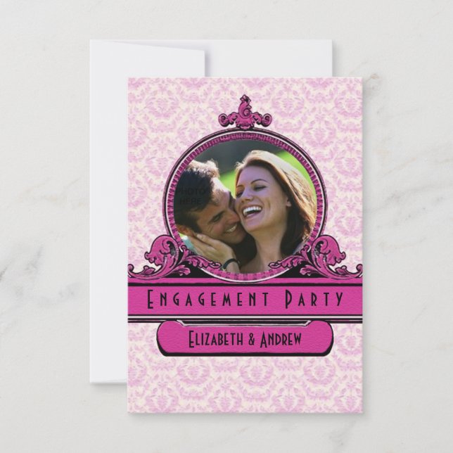 PHOTO INSERT Rococo ~ Invitations (Devant)