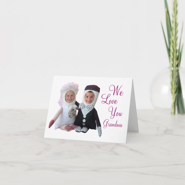 Photo Insertion Bonne carte de poupée de la fête d (Devant)