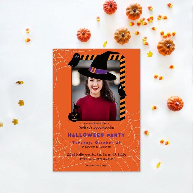 Photo Invitation du parti Halloween (Créateur téléchargé)