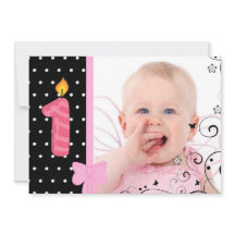 Photo Invitation fête d'anniversaire rose