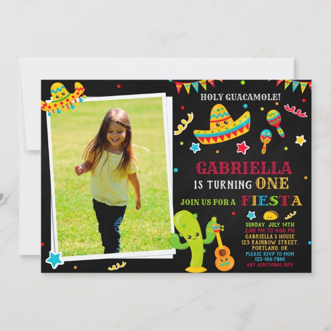 Photo Invitation Fiesta Invitation Fiesta (Devant)