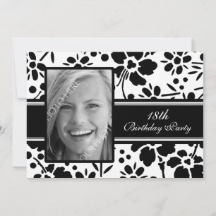 Photo Invitations à la fête du 18e anniversaire
