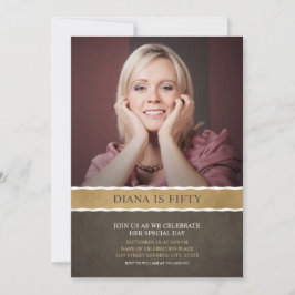 Photo Invitations Anniversaire 50e fête Photo