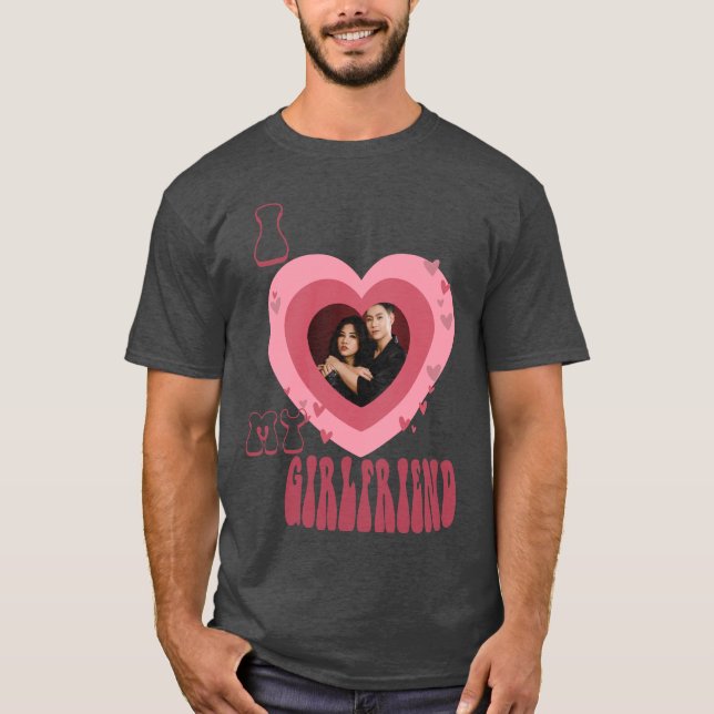 Photo J'aime ma petite amie T-shirt (Devant)