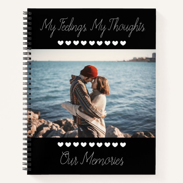 Photo Journal romantique, pensées et souvenirs (Devant)