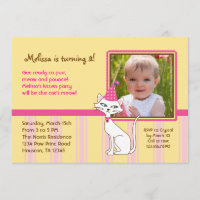 Photo Kitty Cat Invitation à la fête d'anniversair