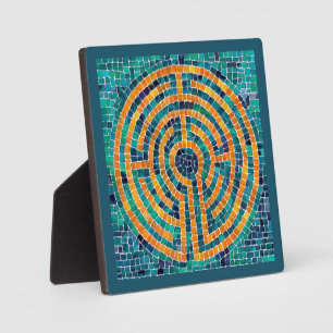 Photo LABYRINTH II 5.25 Plaque Carré - Vert