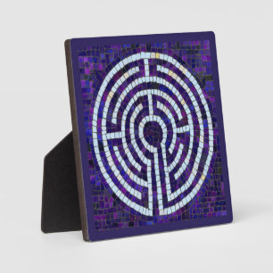 Photo LABYRINTH VIII 5.25 Plaque Carré - Violet