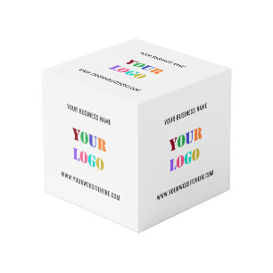 Photo Logo de l'entreprise personnalisée et Cube promoti