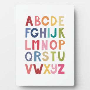 Photo Lumineux Unisex ABC Enfants Salle Mur Art Plaque
