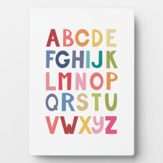 Photo Lumineux Unisex ABC Enfants Salle Mur Art Plaque