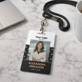 Photo Luxury Minimal Crown Pattern Ausweis