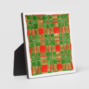 Photo MAC GREGOR TARTAN Carré Plaque avec Easel