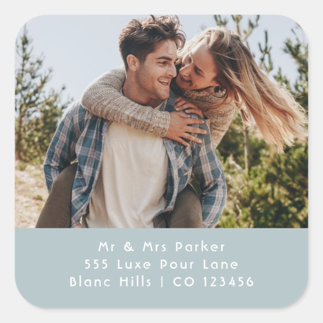 Photo Mailing Labels | Return Address Sticker Roll (Vorderseite)