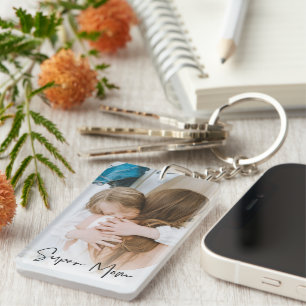 Photo maman moderne et texte super maman   Cadeau 