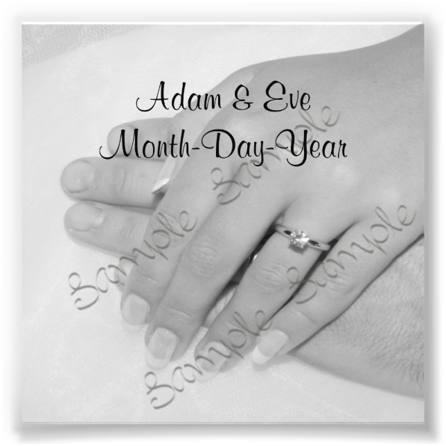 Photo mariage Keepsaké (Devant)