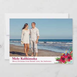Photo Mele Kalikimaka Cartes de Noël