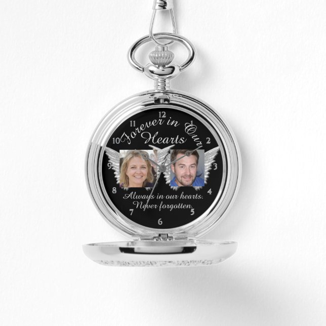 Photo Memorial Custom Watch Armbanduhr (Vorderseite)