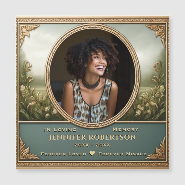 Photo Memorial Magnetkarte (Vorderseite)