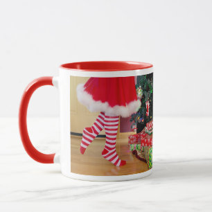 Photo Merry and Bright in Red Gift Coffee Mug