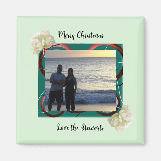 Photo Merry Christmas Magnet (Devant)