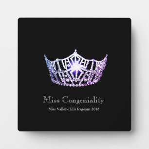 Photo Miss America Lilac Crown Awards Plaque