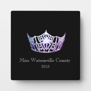 Photo Miss America Lilac Crown Titulaire Plaque